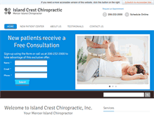 Tablet Screenshot of mercerislandchiropractor.com